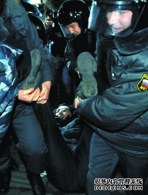 俄罗斯爆发反政府示威